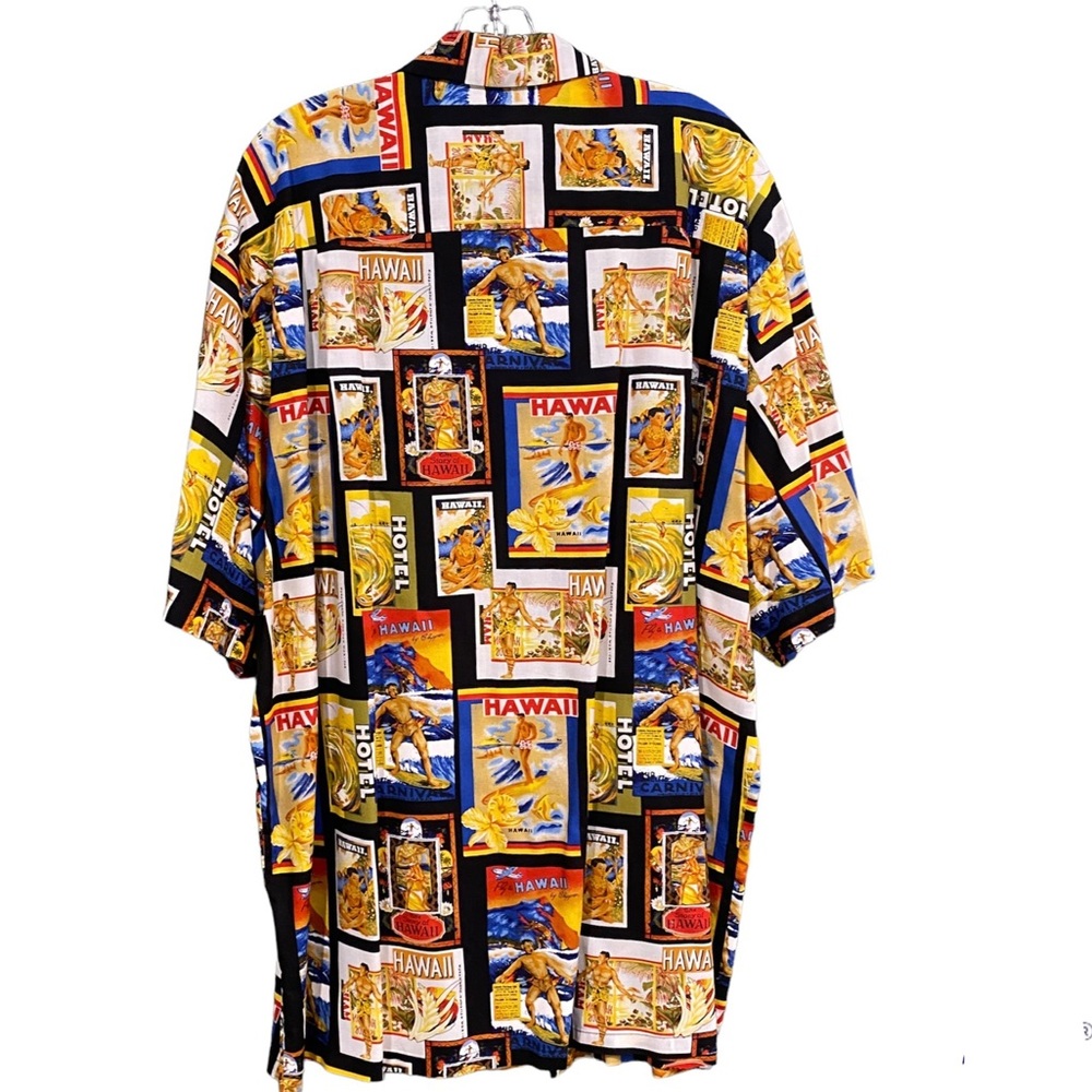 PINEAPPLE JUICE vintage Hawaiian shirt travel print surfer posters tiki tourist